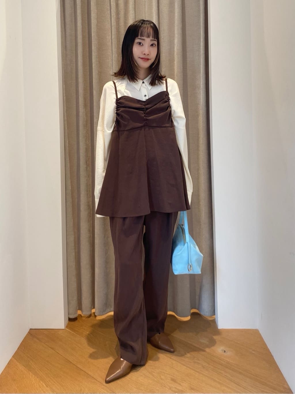 完売品　EMMEL REFINES EM V/ポプリン オーバー シャツ UNITED ARROWS green label relaxing | <EMMEL REFINES>EM V/ポプリン