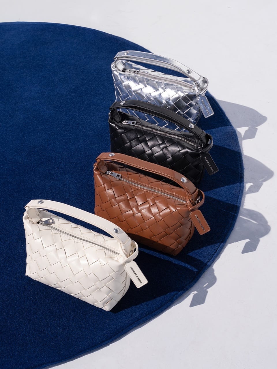 CHARLES & KEITH | Ivette イヴェット ウーブンショルダーバッグ