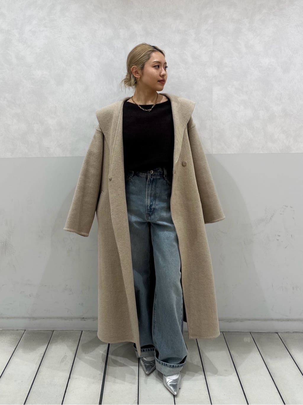 NATURAL BEAUTY BASIC | フーデッドロングコート | Rakuten Fashion