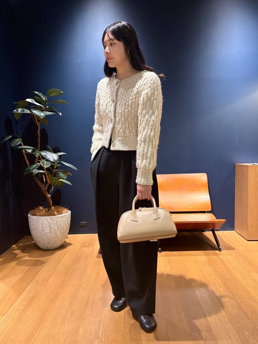 Curensology | ダブルクロスツータックパンツ | Rakuten Fashion(楽天