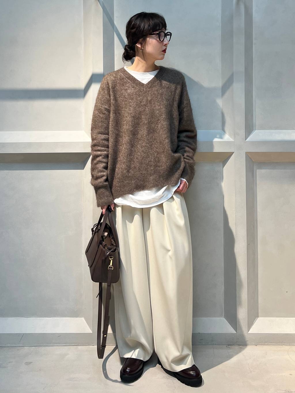 Curensology | ダブルクロスツータックパンツ | Rakuten Fashion(楽天