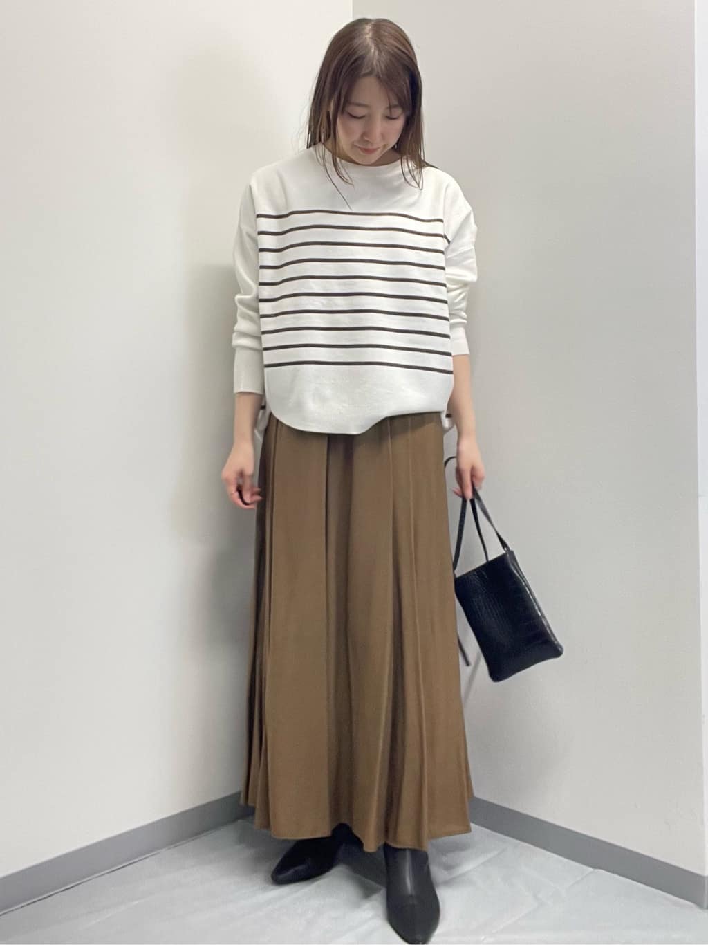 kettyのフローイングウールサーキュラースカートを使った