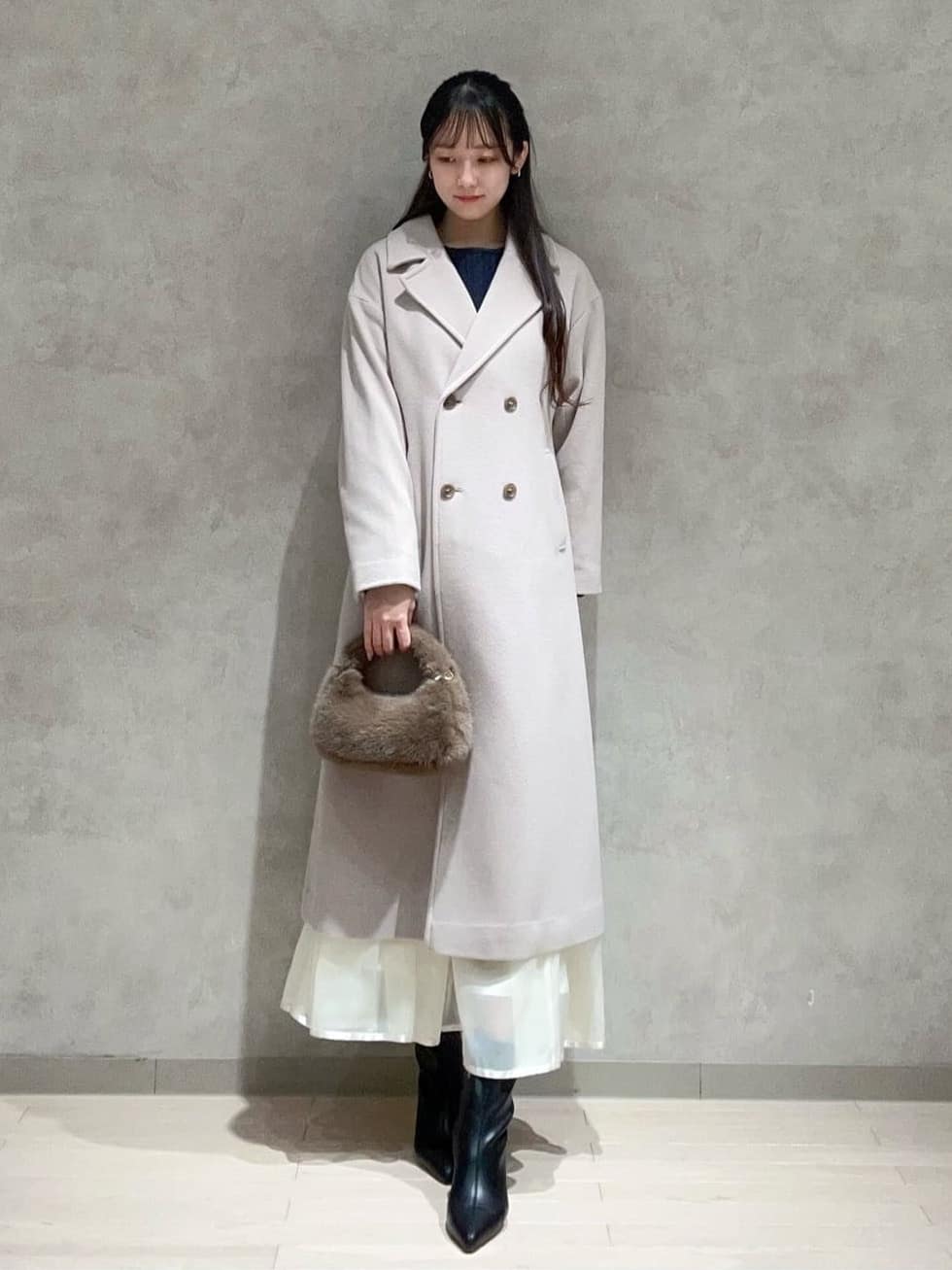 PROPORTION BODY DRESSINGのダブル釦チェスターコート 25AWを使ったコーディネートを紹介します。｜Rakuten Fashion(楽天ファッション／旧楽天ブランドアベニュー)6653054