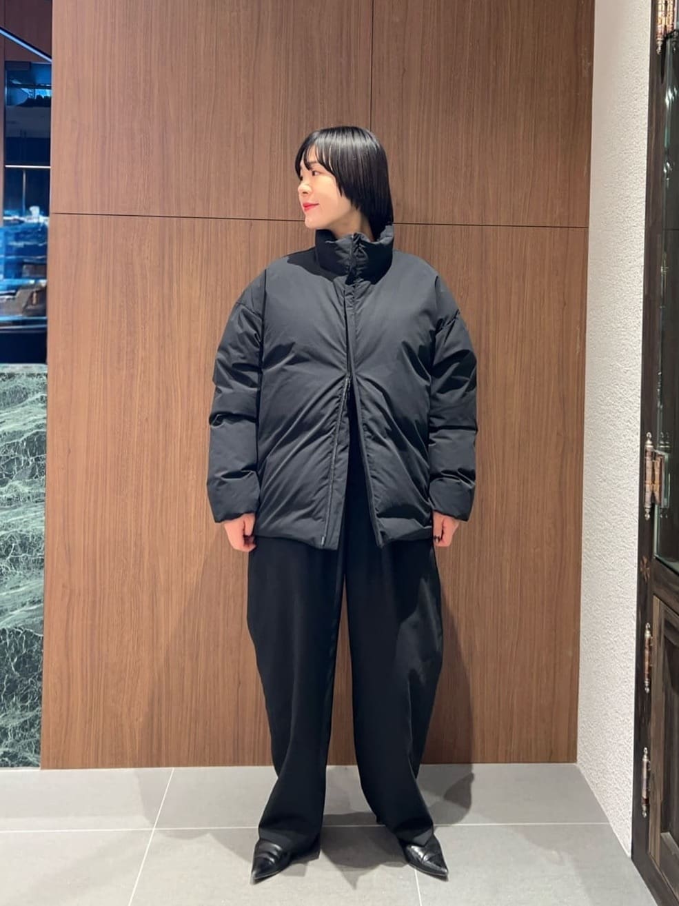 UNITED ARROWS & SONS ダウンジャケット 黒 Ｍサイズ UNITED ARROWS & SONS（ユナイテッドアローズアンドサンズ）の「UNITED