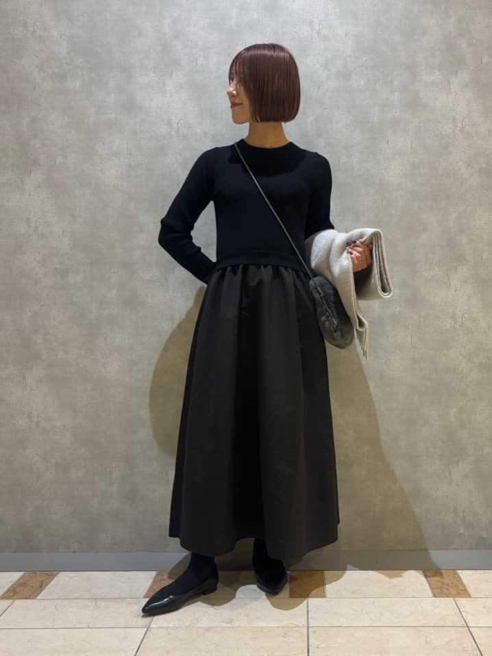 UNITED ARROWS green label relaxing | タフタ ドッキング ワンピース