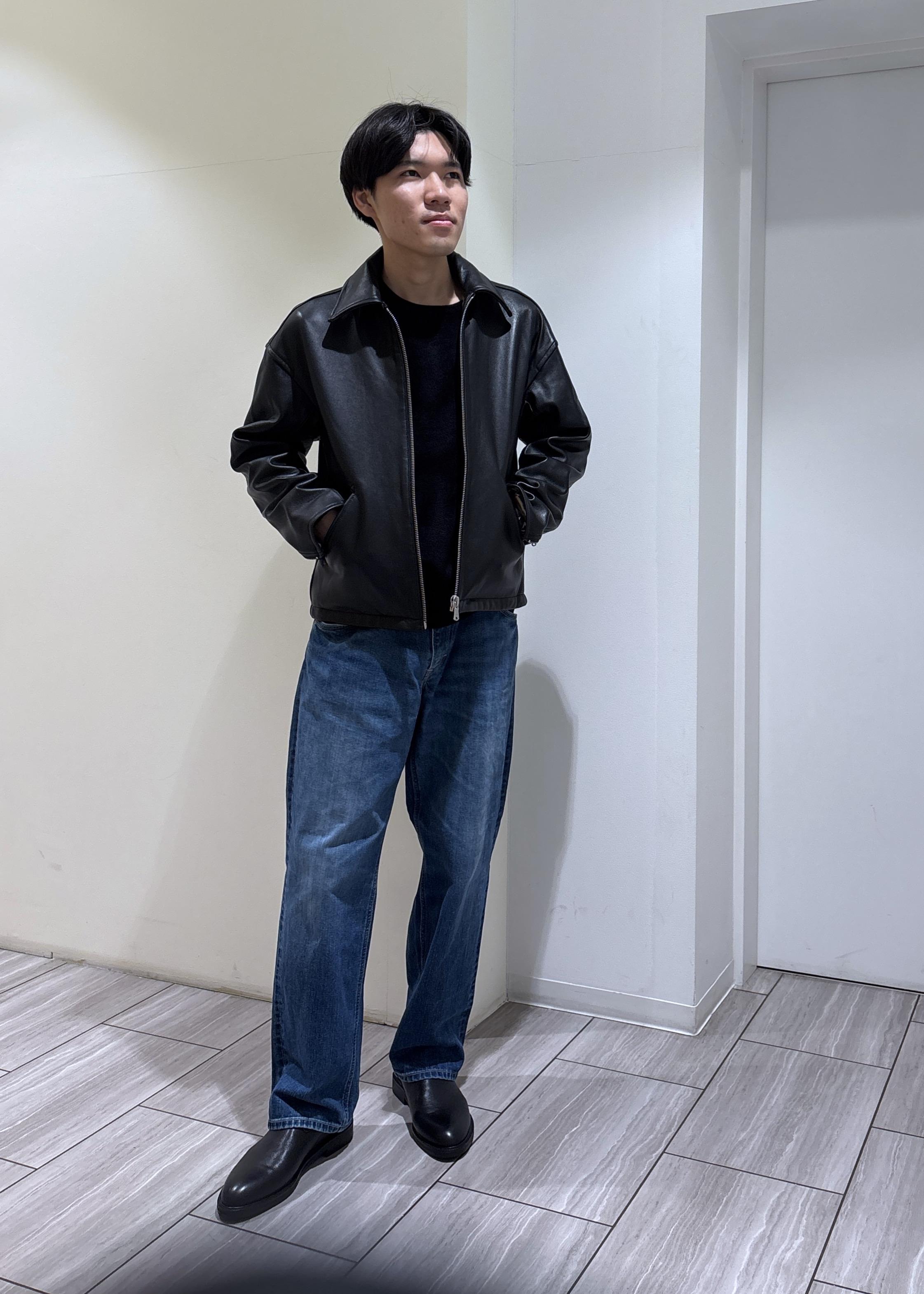 ADAM ET ROPE' | ラムレザー ジップアップ ブルゾン | Rakuten Fashion