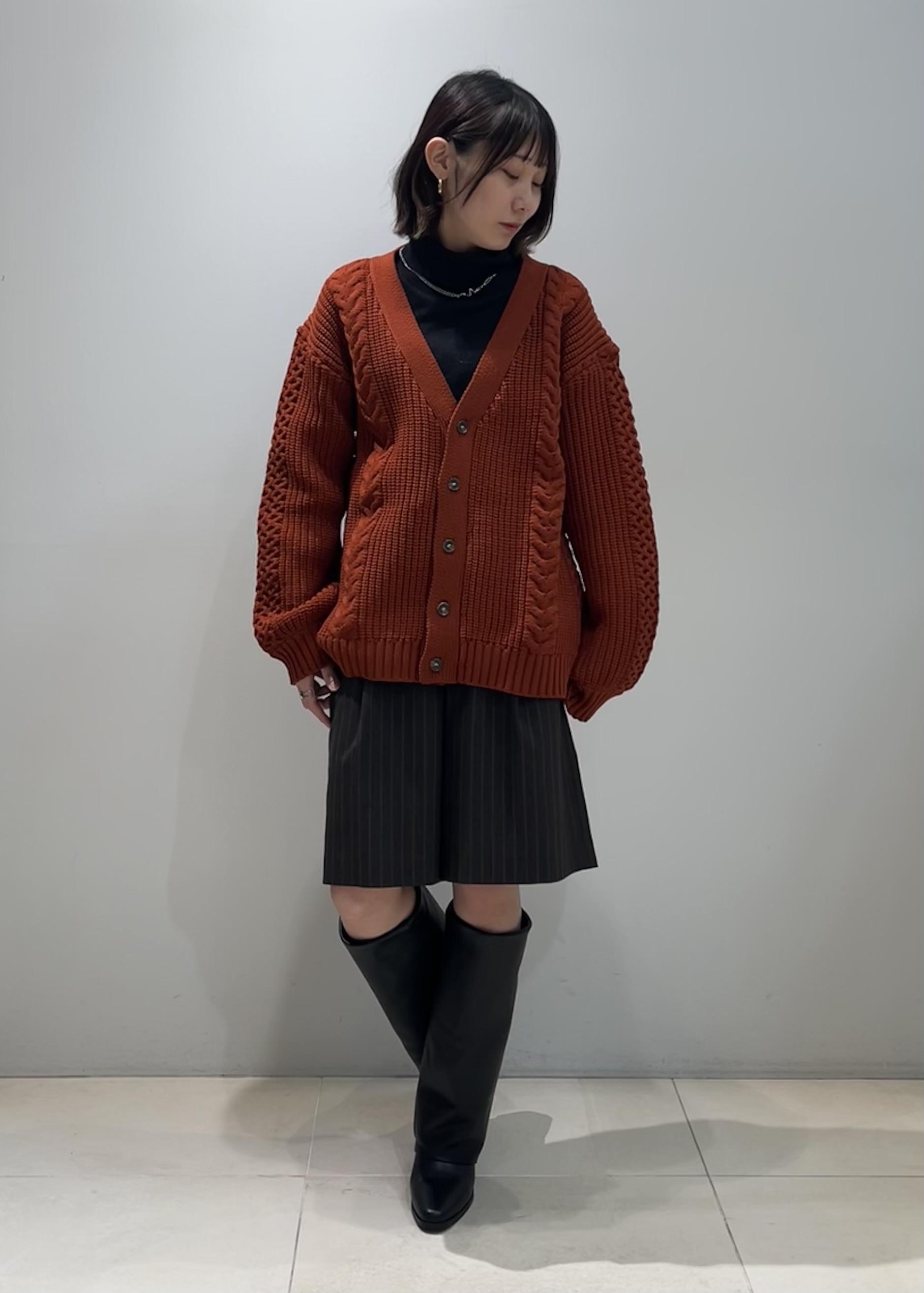 ADAM ET ROPE' | 【WEB限定】ボリューム ケーブル オーバーサイズ