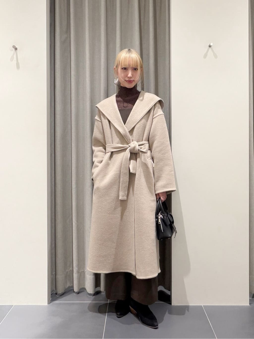 NATURAL BEAUTY BASIC | フーデッドロングコート | Rakuten Fashion