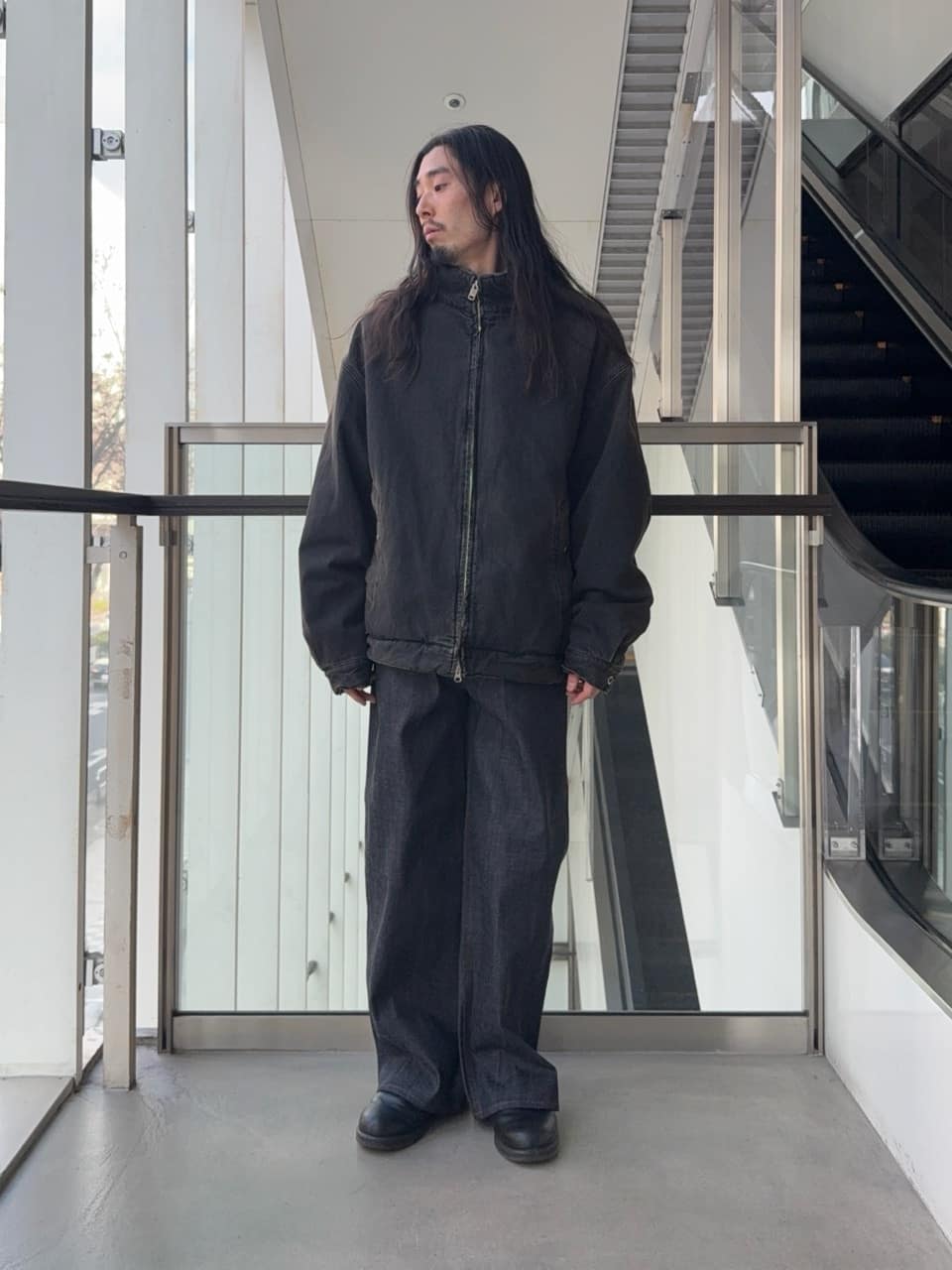 BEAUTY&YOUTH UNITED ARROWS | リジッド デニム バギー パンツ