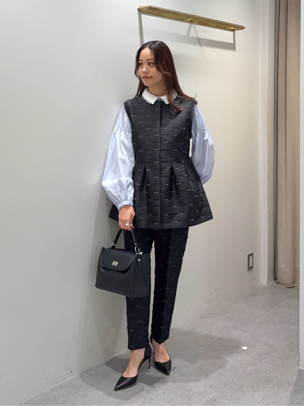 UNITED ARROWS | リボン カットジャガード ベスト | Rakuten Fashion