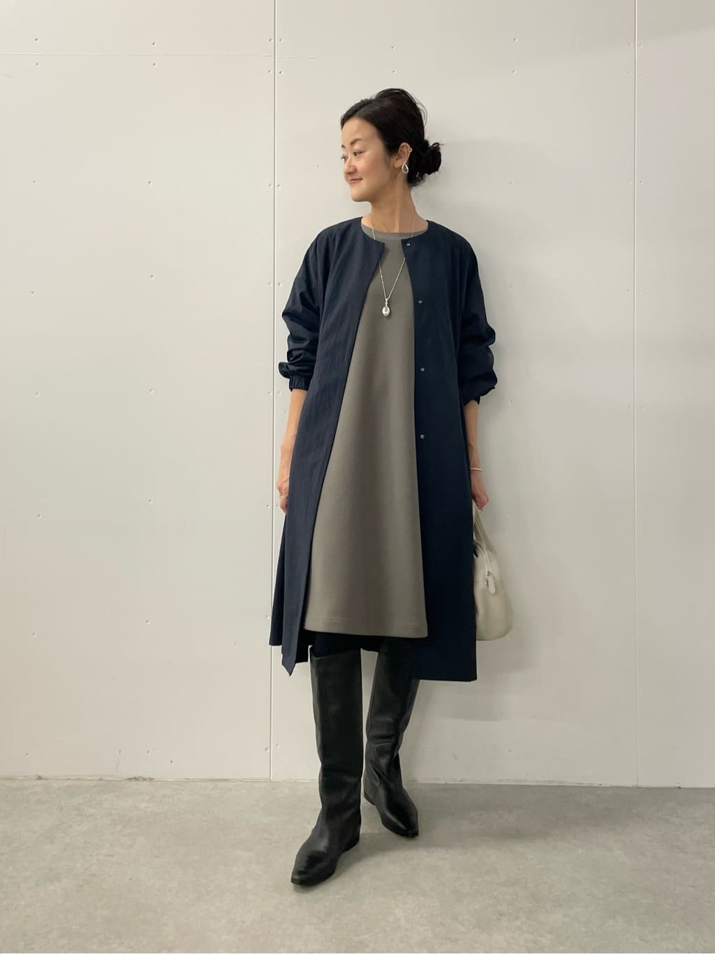 BEARDSLEY | 袖パフダンボールワンピース | Rakuten Fashion(楽天