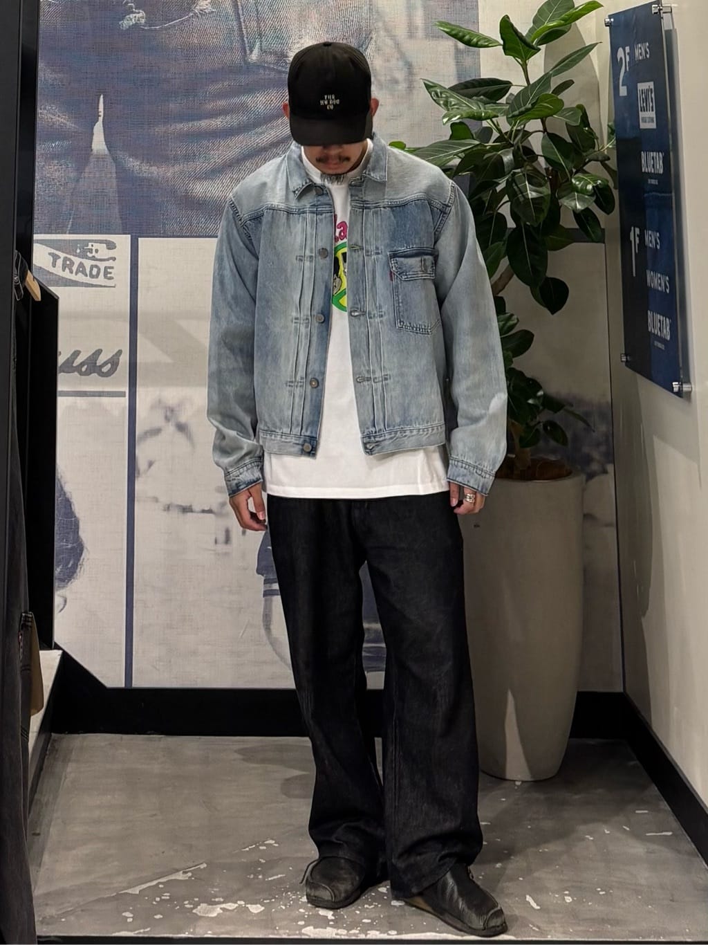 Levi's | PREMIUM BLACK DENIM SLACKS | Rakuten Fashion(楽天