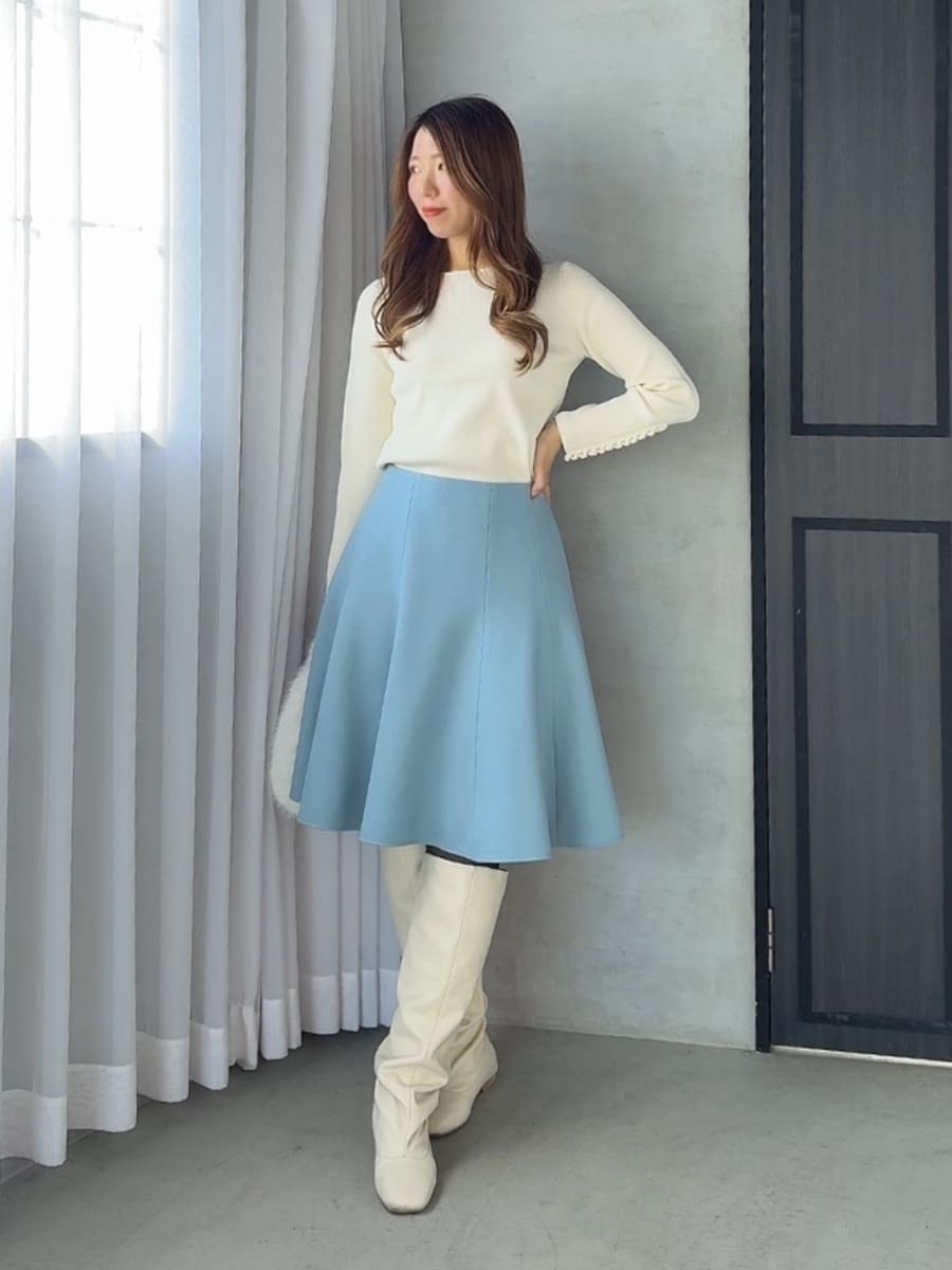 Viaggio Bluの【新色追加】ルミナリー圧縮スムーススカートを使ったコーディネートを紹介します。｜Rakuten Fashion(楽天ファッション／旧楽天ブランドアベニュー)6658282