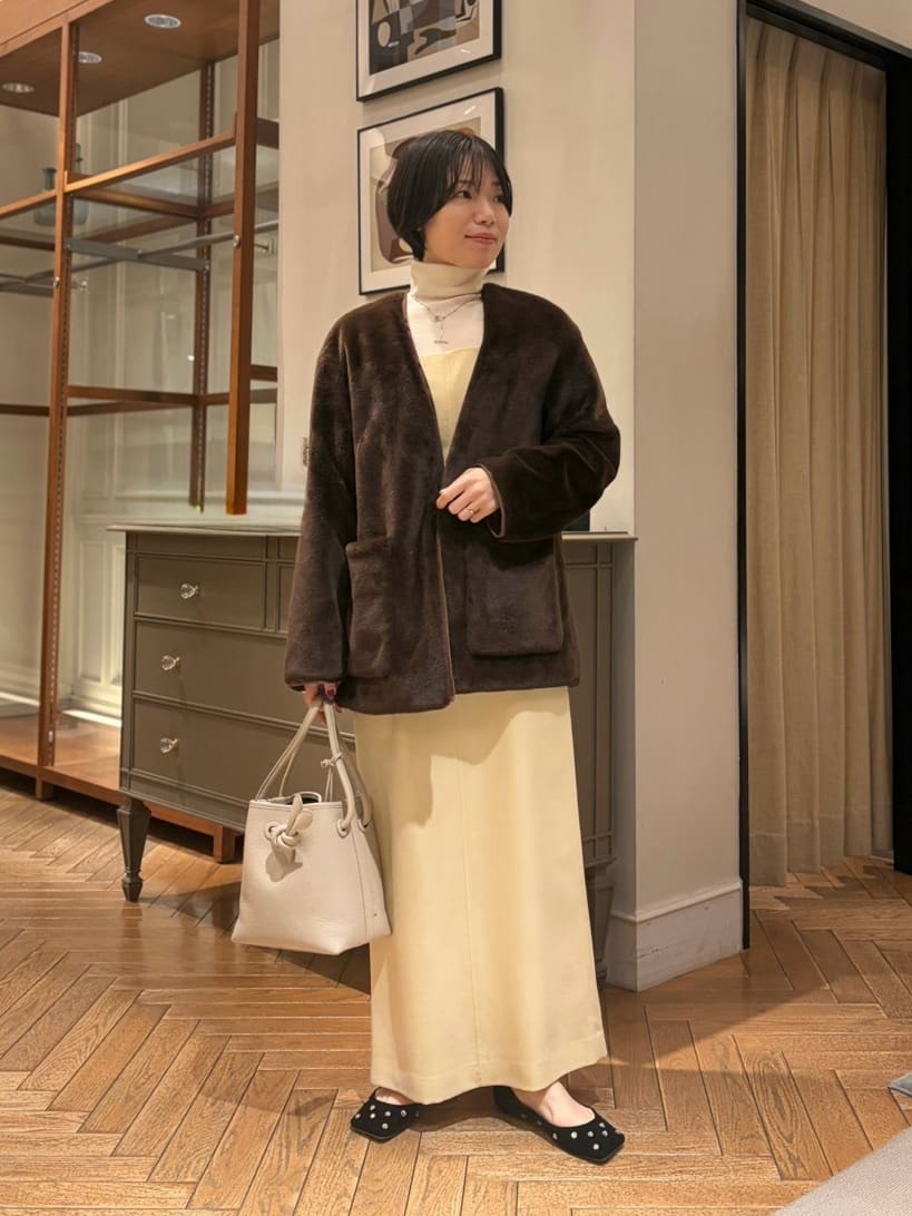 TOMORROWLAND | スムースファー Vカラージャコット | Rakuten Fashion