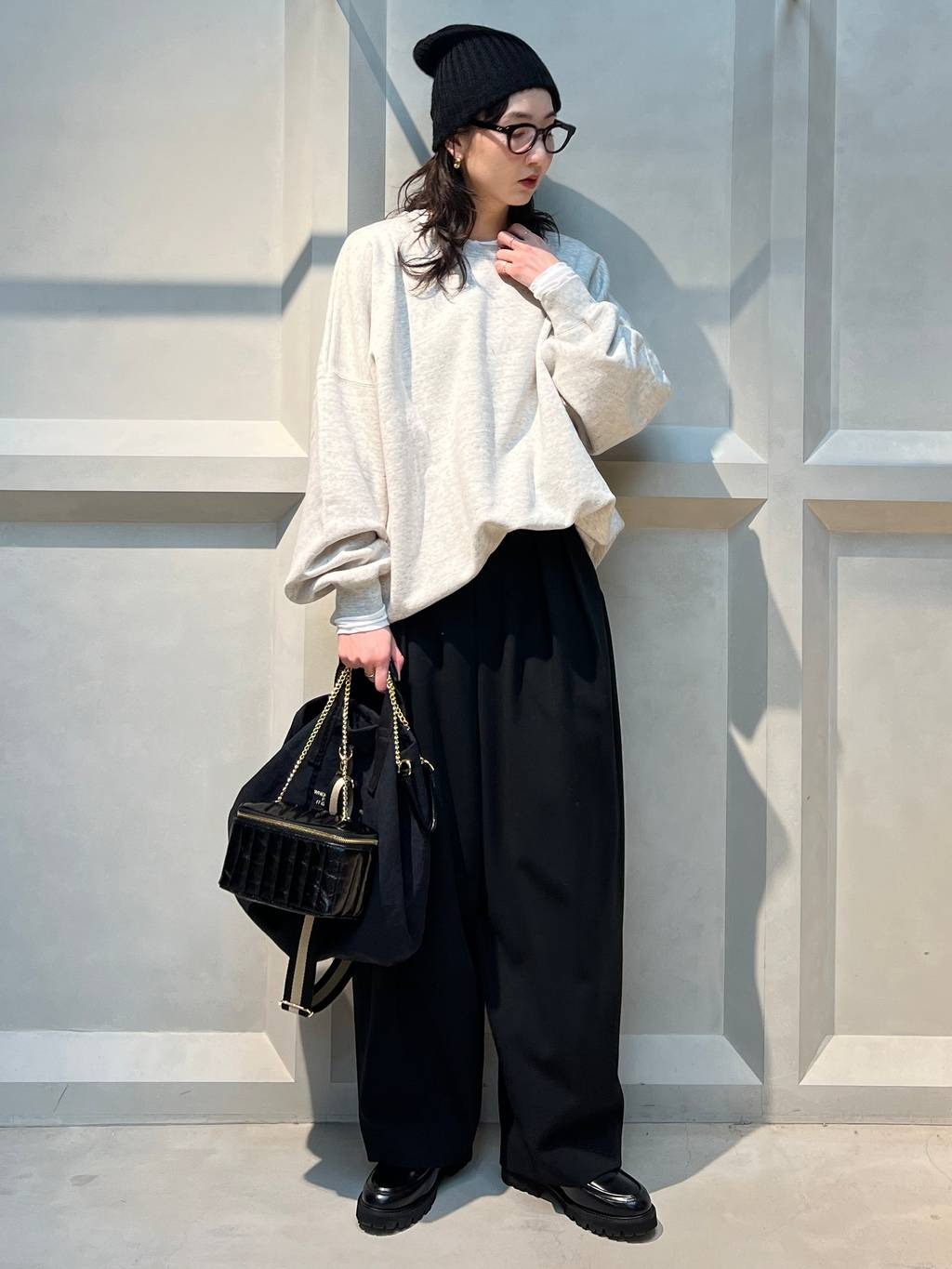 Curensology | ダブルクロスツータックパンツ | Rakuten Fashion(楽天