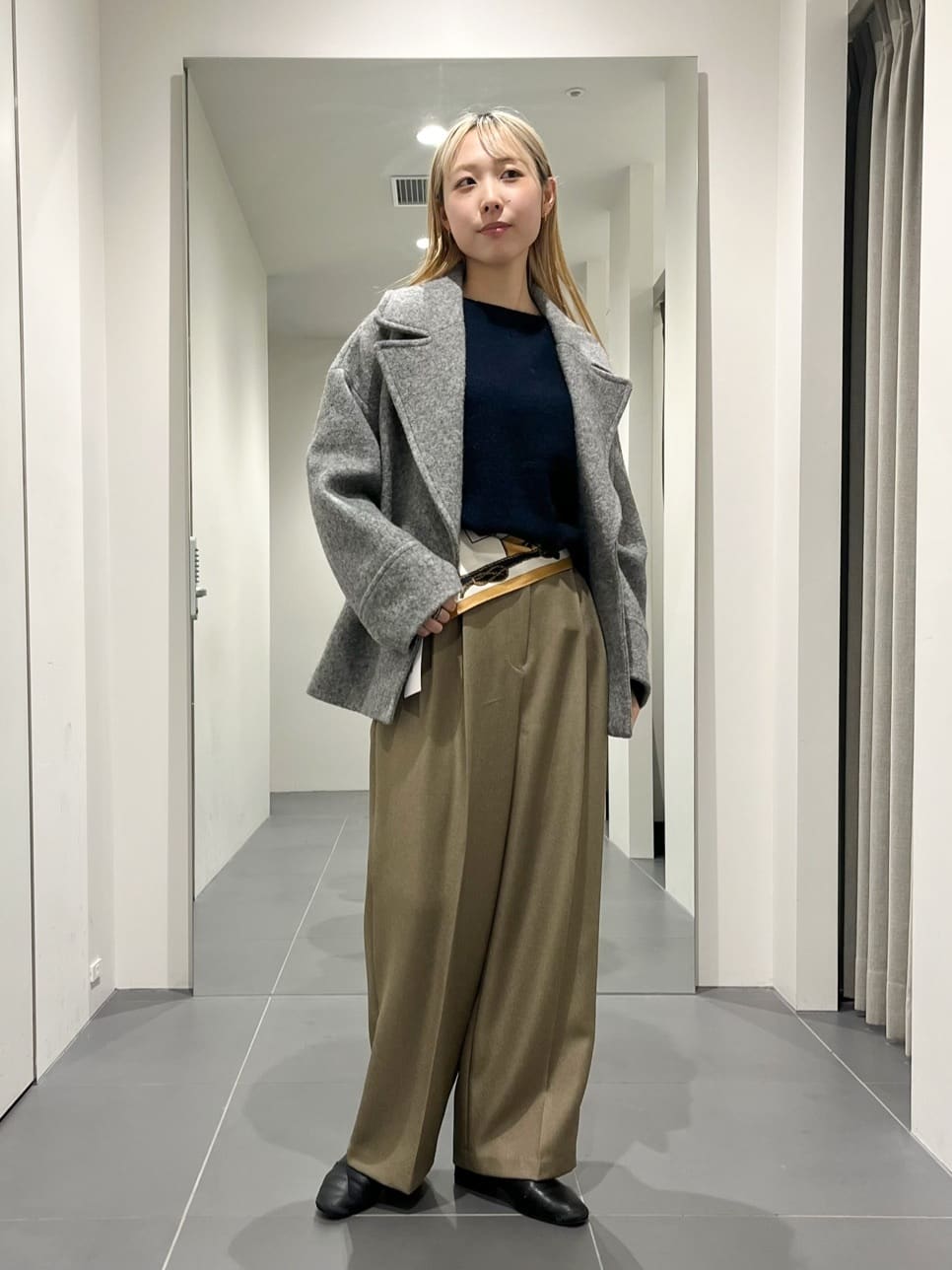 NATURAL BEAUTY BASIC | ウーリーフォルムハーフコート | Rakuten