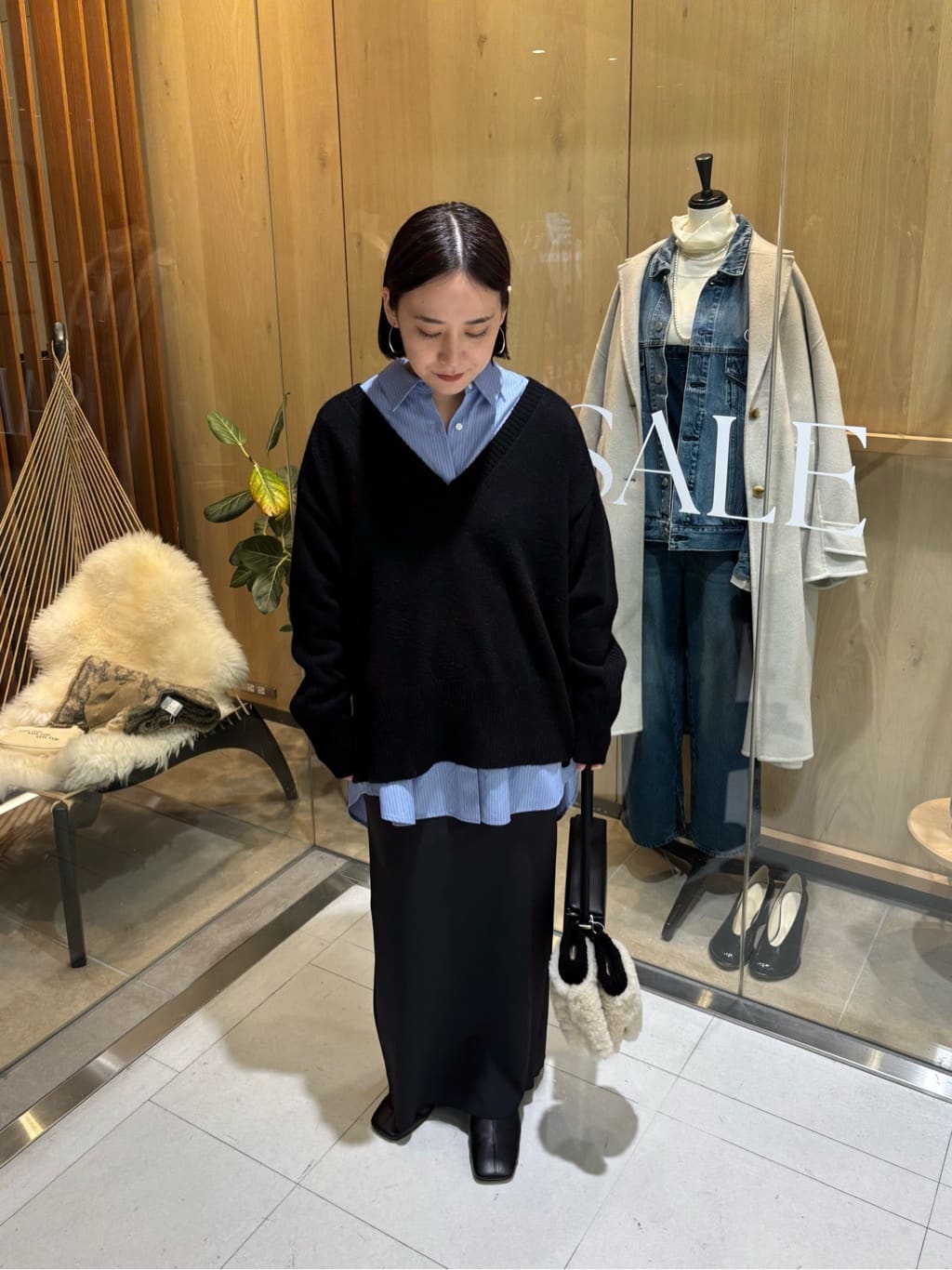 GALLARDAGALANTEの【3サイズ展開】ストレッチマキシタイトスカート2を使ったコーディネートを紹介します。｜Rakuten Fashion(楽天ファッション／旧楽天ブランドアベニュー)6665065