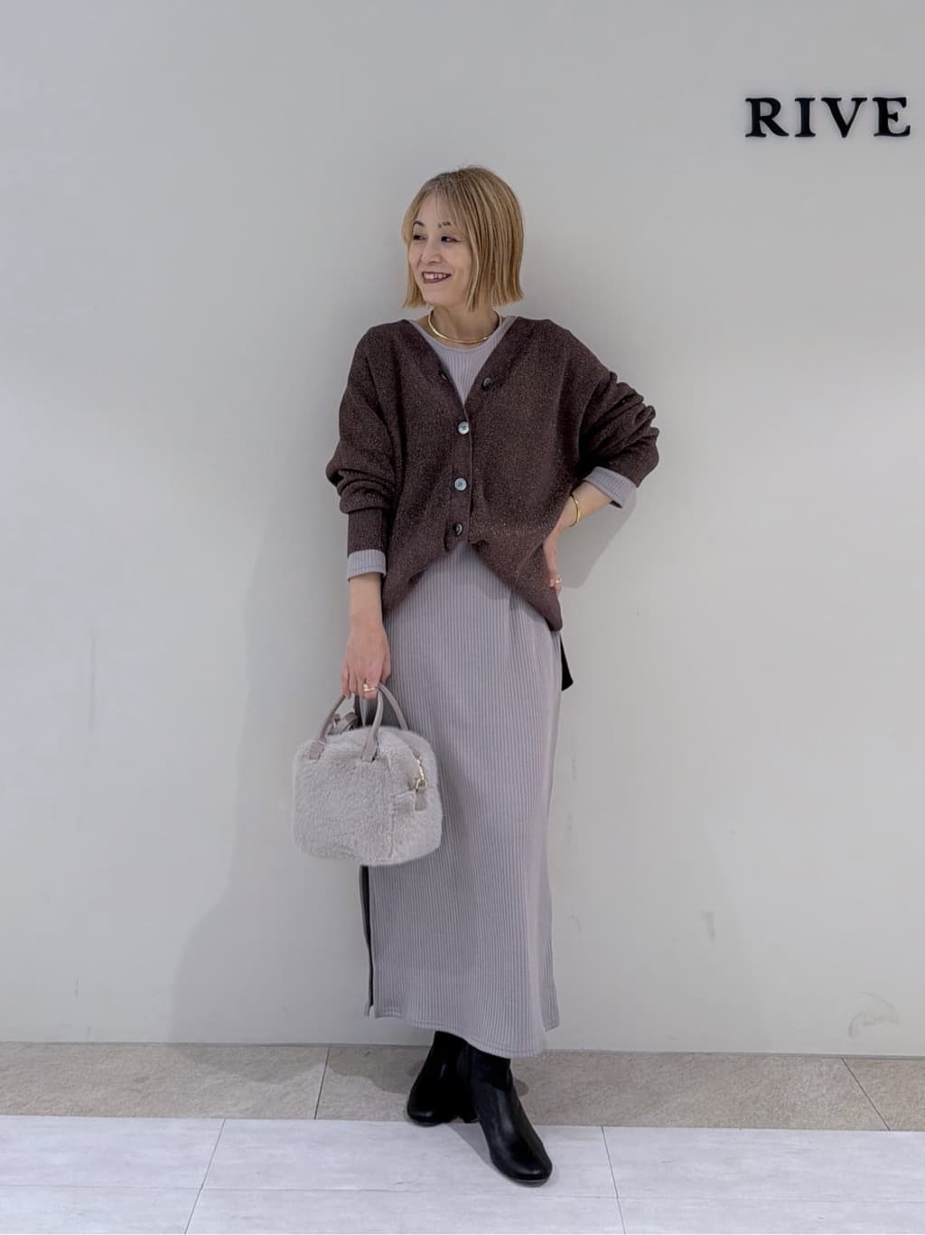 RIVE DROITE | 【3サイズ展開】NEW2WAYロングリブワンピース | Rakuten