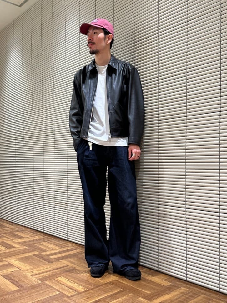 FREAK'S STORE | Calf Leather ミニマル シングル ライダース