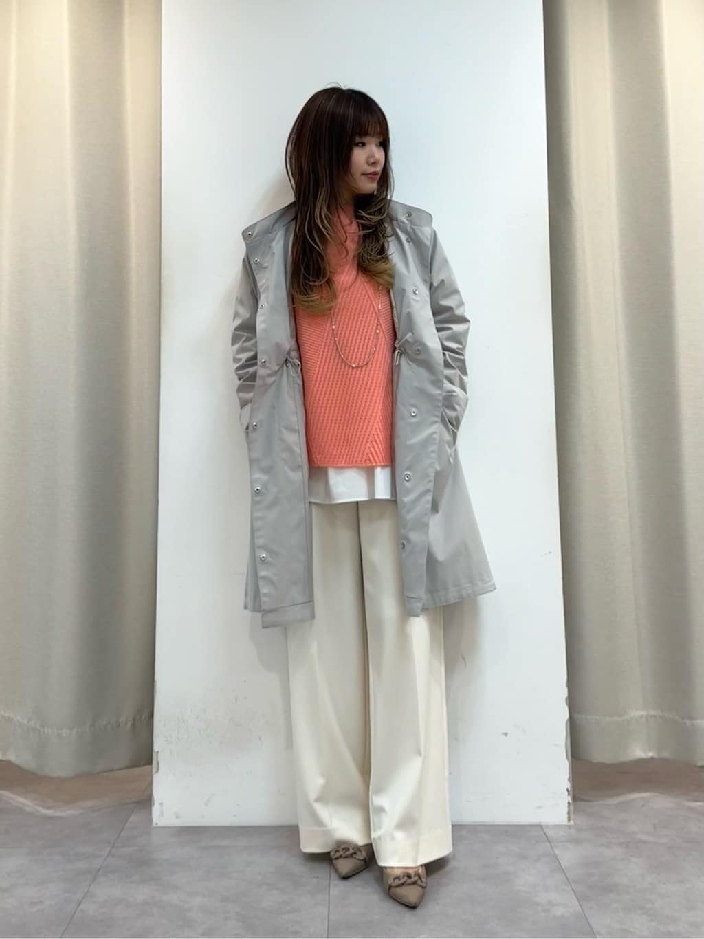 Laf…のウールツイードボンディングジャンスカを使ったコーディネート