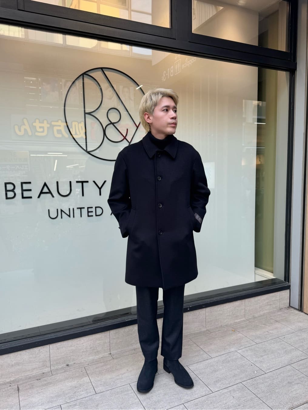 BEAUTY&YOUTH UNITED ARROWS | 120S メルトン バルカラーコート