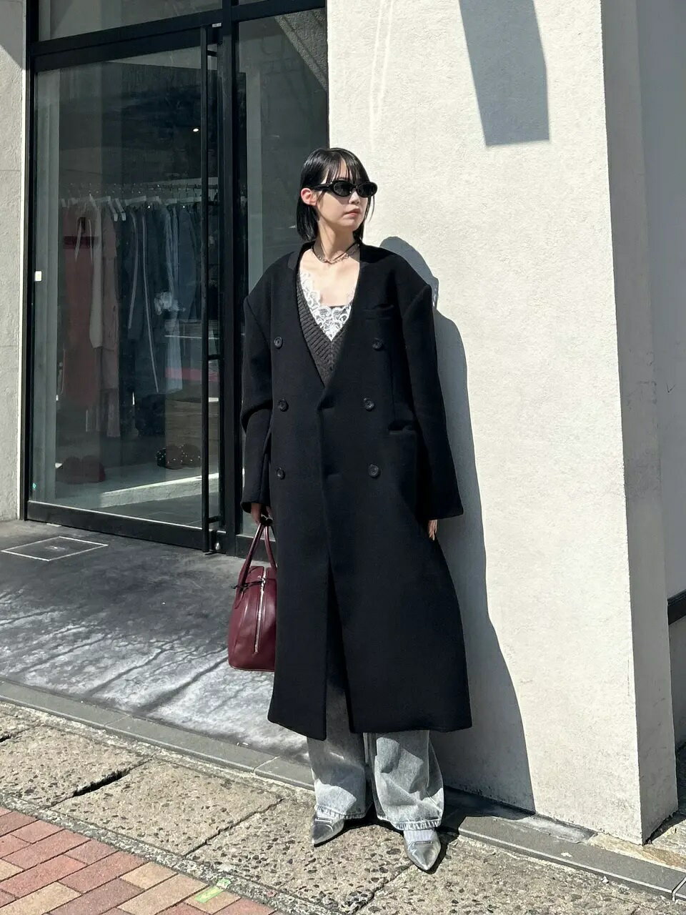 PRANK PROJECTのマフラー付きコートを使ったコーディネートを紹介します。｜Rakuten Fashion(楽天ファッション／旧楽天ブランドアベニュー)6667105