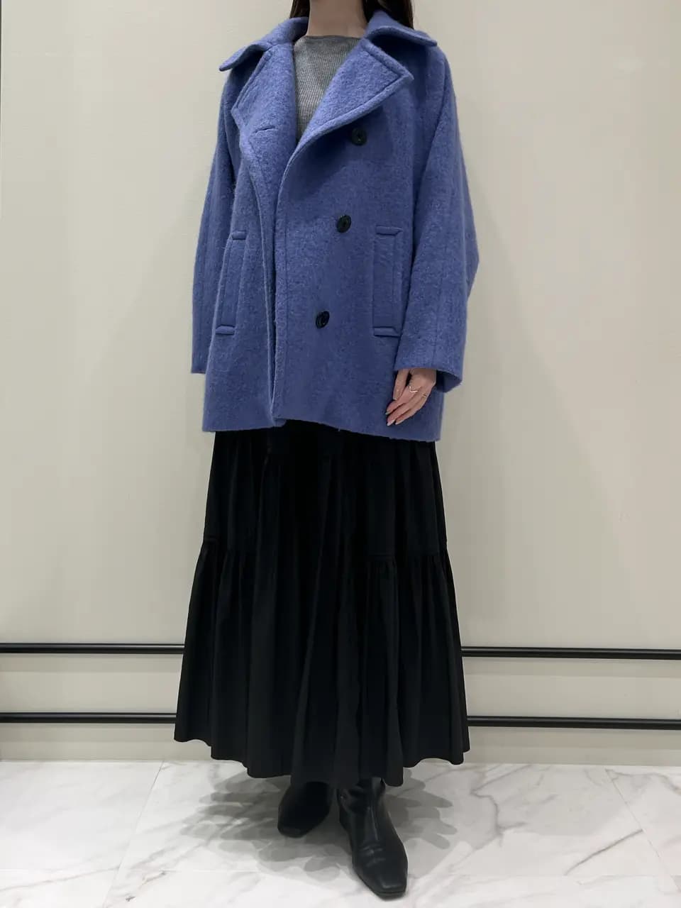 GRACE CONTINENTAL | シャギーハーフコート | Rakuten Fashion(楽天
