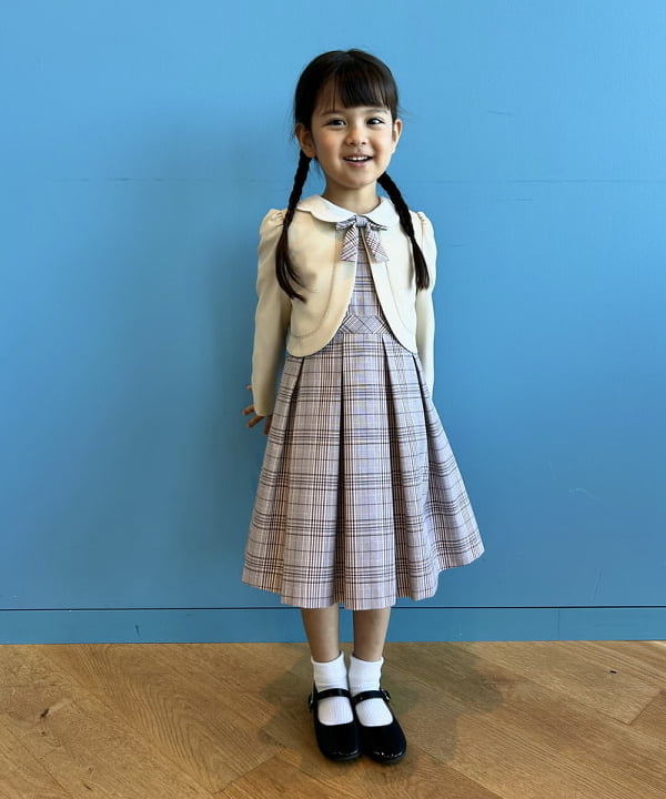 BEAMS mini | セレモニー ワンピース + ボレロ セット 2026SS(110