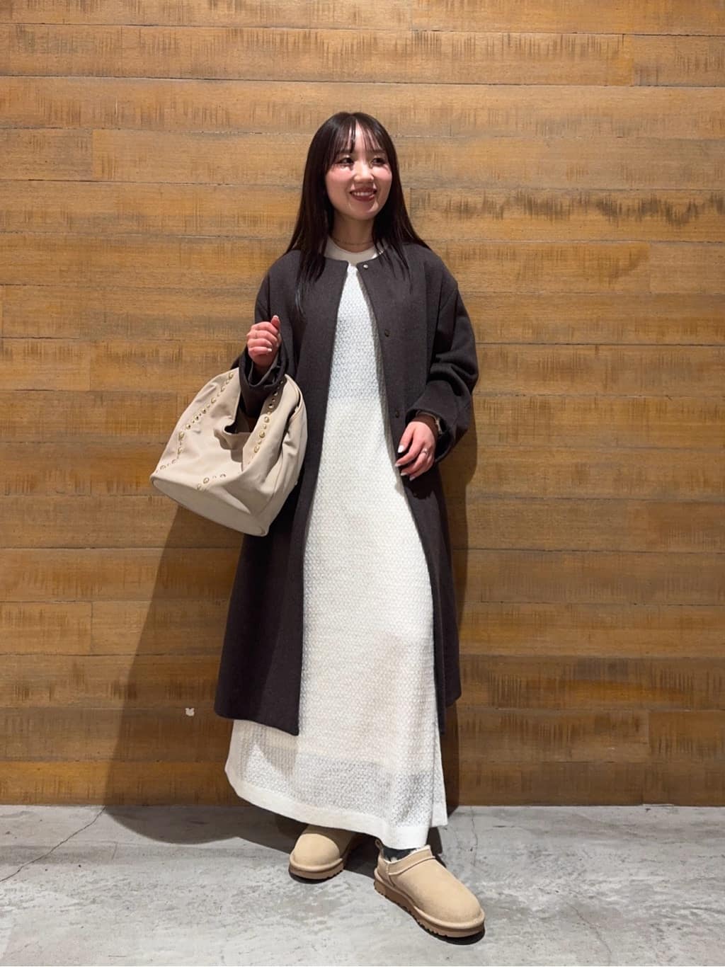 UNITED ARROWS LTD. OUTLET | 毛ナイロン ノーカラーコート | Rakuten