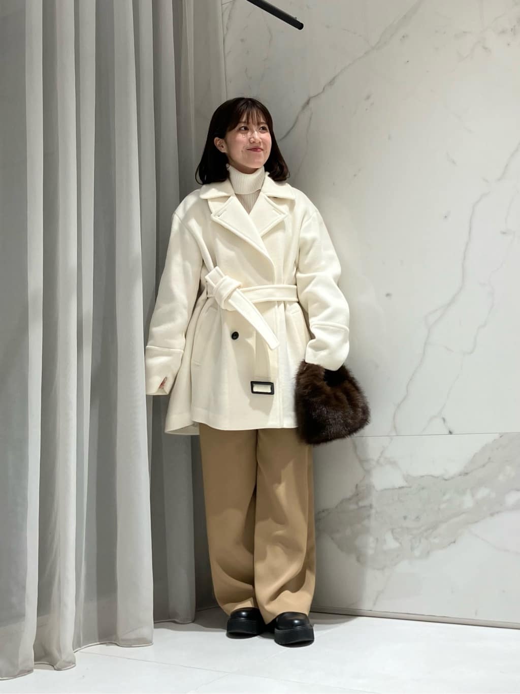 allureville | パイルメルトンデザインPコート | Rakuten Fashion(楽天
