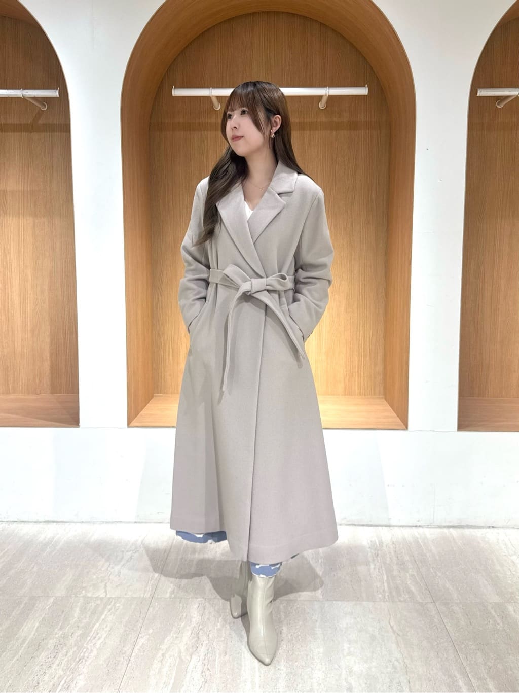 PROPORTION BODY DRESSING | ベルテッドレディーコート 25AW | Rakuten