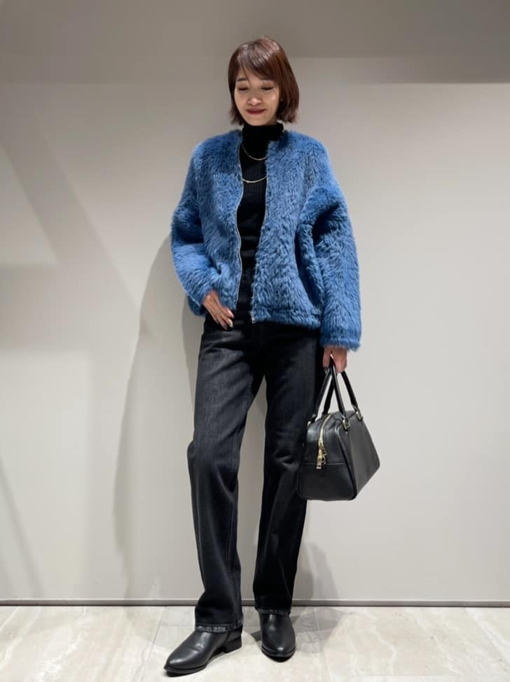 abahouse mavie | ナイロンフェザーニットカーディガン | Rakuten