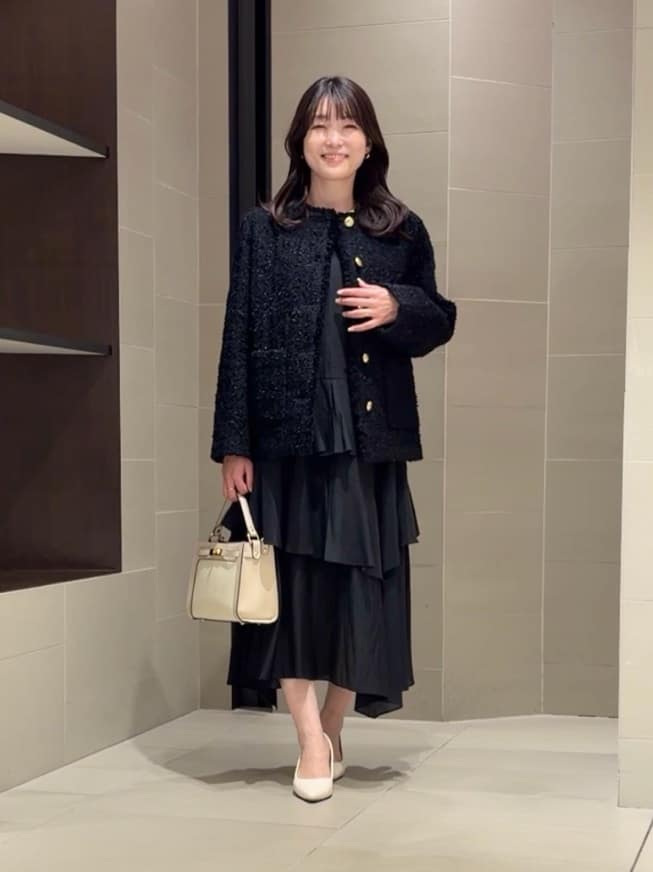 ANAYI | トリアセエアリーローンティアード ワンピース | Rakuten