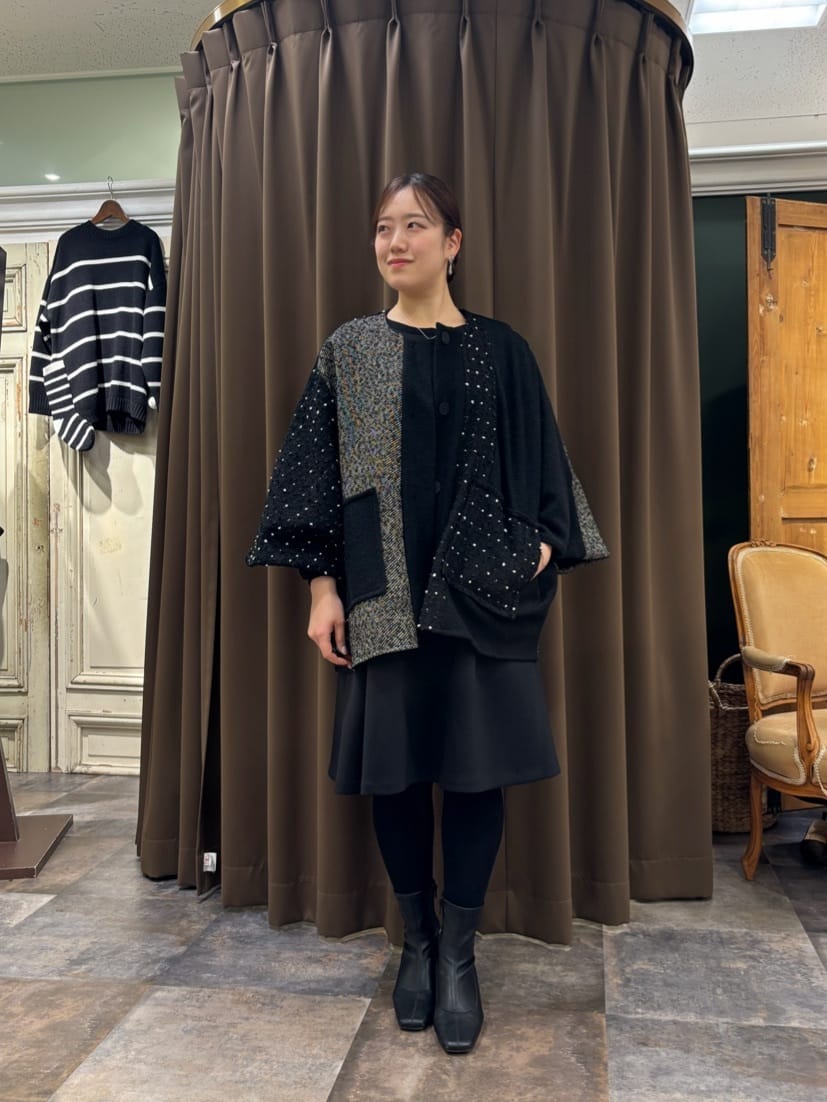 BEARDSLEY | 袖パフダンボールワンピース | Rakuten Fashion(楽天