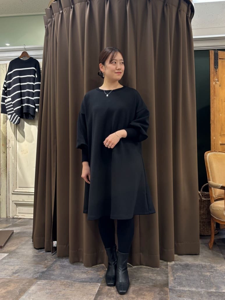 BEARDSLEY | 袖パフダンボールワンピース | Rakuten Fashion(楽天