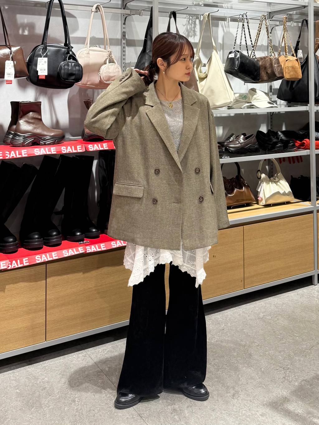 LOWRYS FARM | メランジツイルジャケット | Rakuten Fashion(楽天
