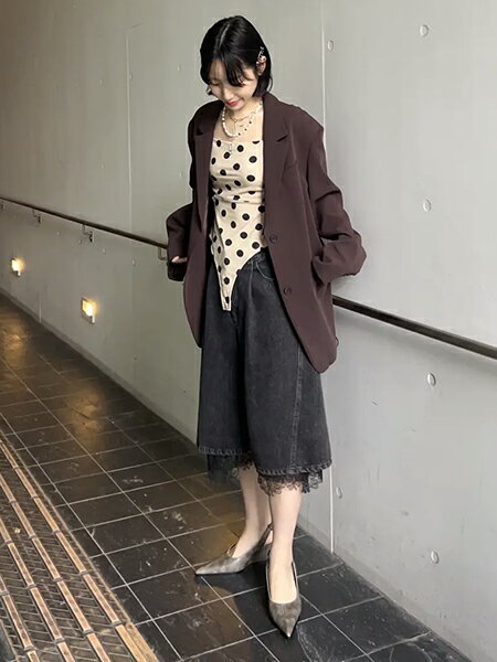 MAISON SPECIAL | Cup-in Dot Bodysuit | Rakuten Fashion(楽天