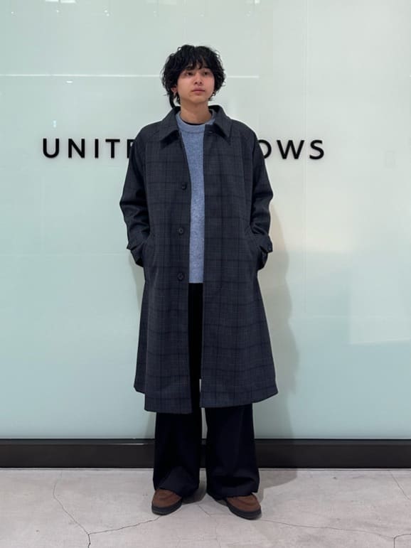UNITED ARROWS LTD. OUTLETのニットメルトン バルカラーコート を使ったコーディネート | Rakuten ...