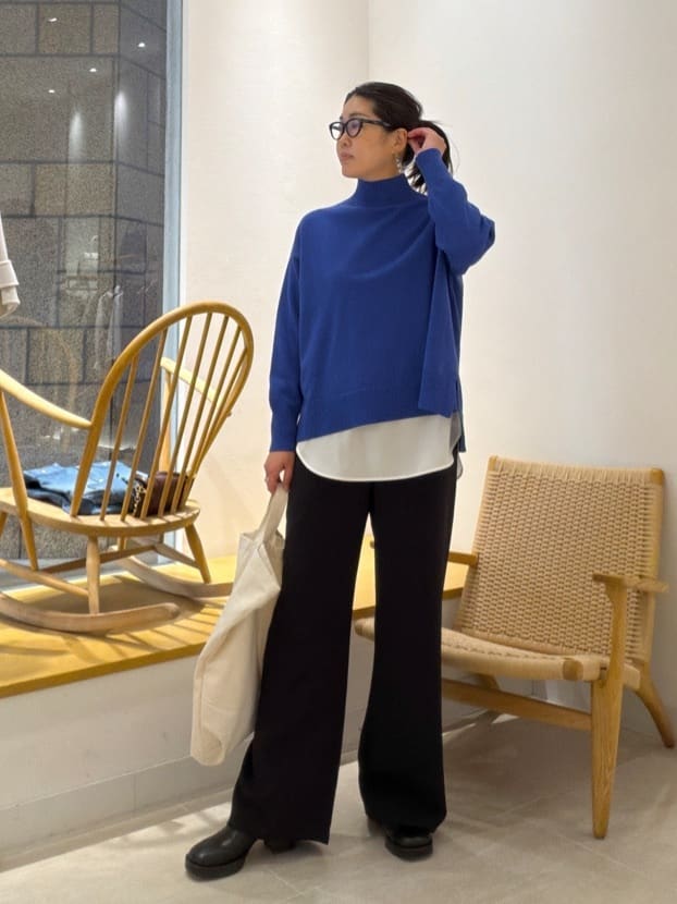 GALLARDAGALANTEの【累計販売1万枚超!】【美脚パンツ】ワイドドロストパンツを使ったコーディネートを紹介します。｜Rakuten Fashion(楽天ファッション／旧楽天ブランドアベニュー)6679707