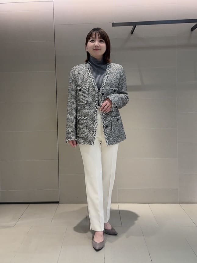 ANAYI | ラメファンシーツイード4ポケット ジャケット | Rakuten