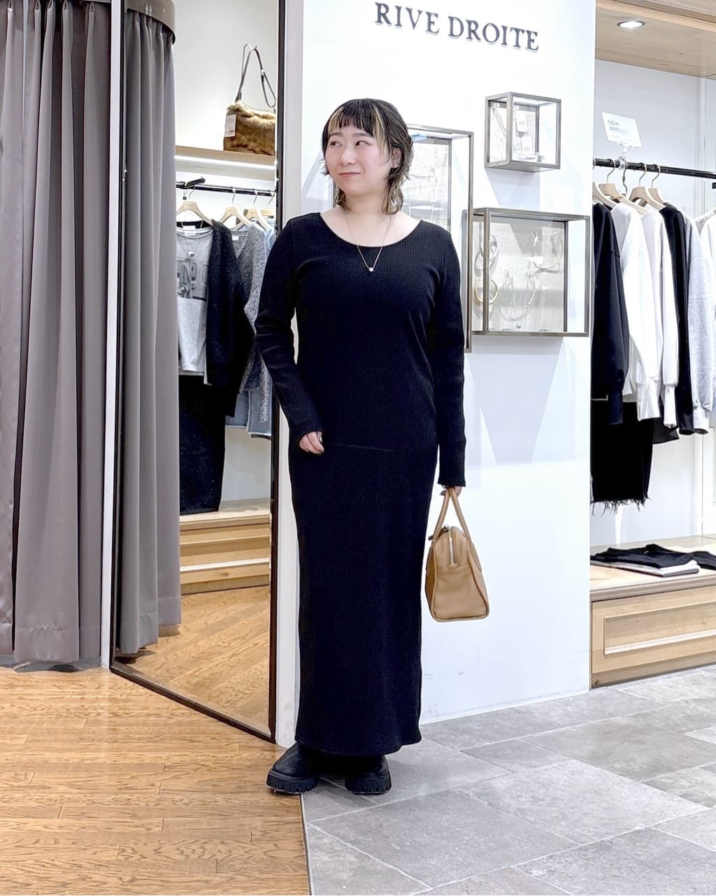 RIVE DROITE | 【3サイズ展開】NEW2WAYロングリブワンピース | Rakuten