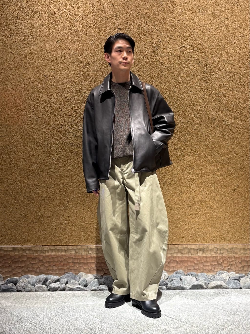 UNITED ARROWS - アローズ ラムレザーライダース☆ブラウン ビューティーアンドユース ユナイテッドアローズ BEAUTY&YOUTH UNITED