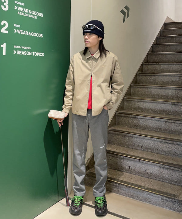 BEAMS GOLF | ORANGE LABEL / 撥水 エアシャット ボンディング スリム