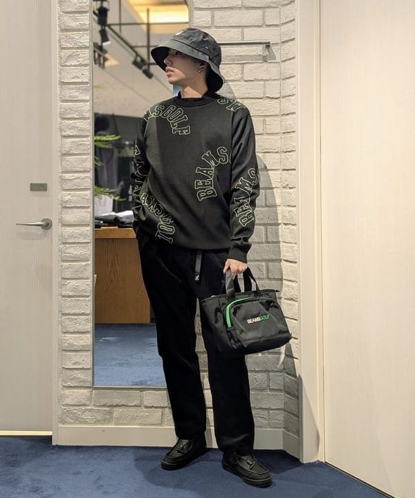 BEAMS GOLF 　裏起毛　モックネックシャツ BEAMS GOLF（ビームス ゴルフ） tシャツ 「MEN」ORANGE LABEL