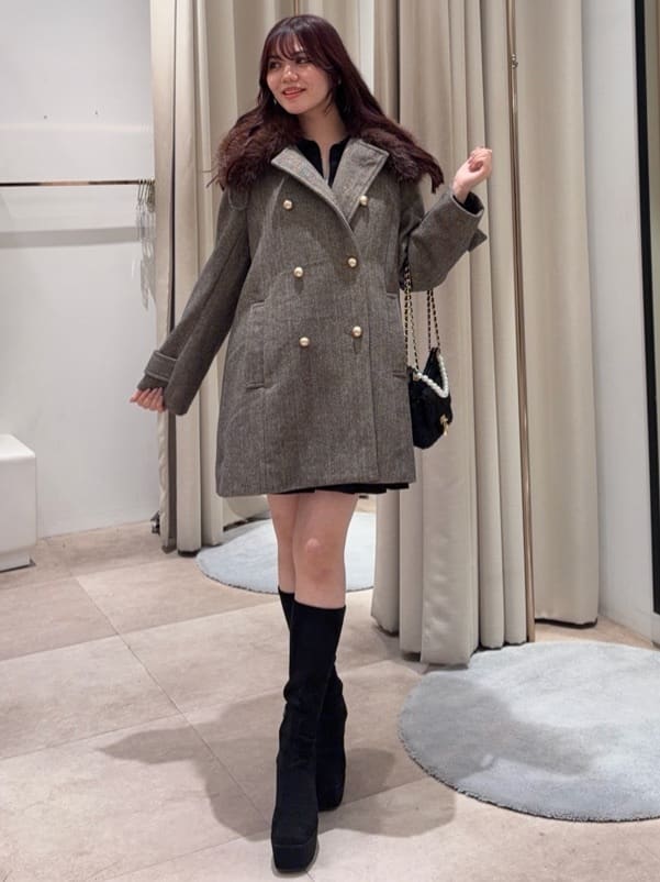 riendaの美脚ストレッチブーツを使ったコーディネート | Rakuten