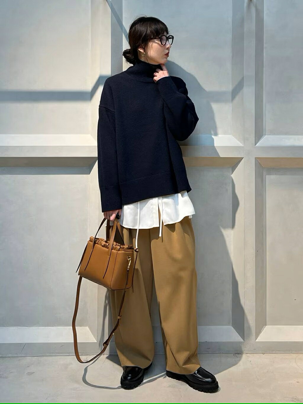 ご予約品です♡ Curensology | ダブルクロスツータックパンツ | Rakuten Fashion(楽天