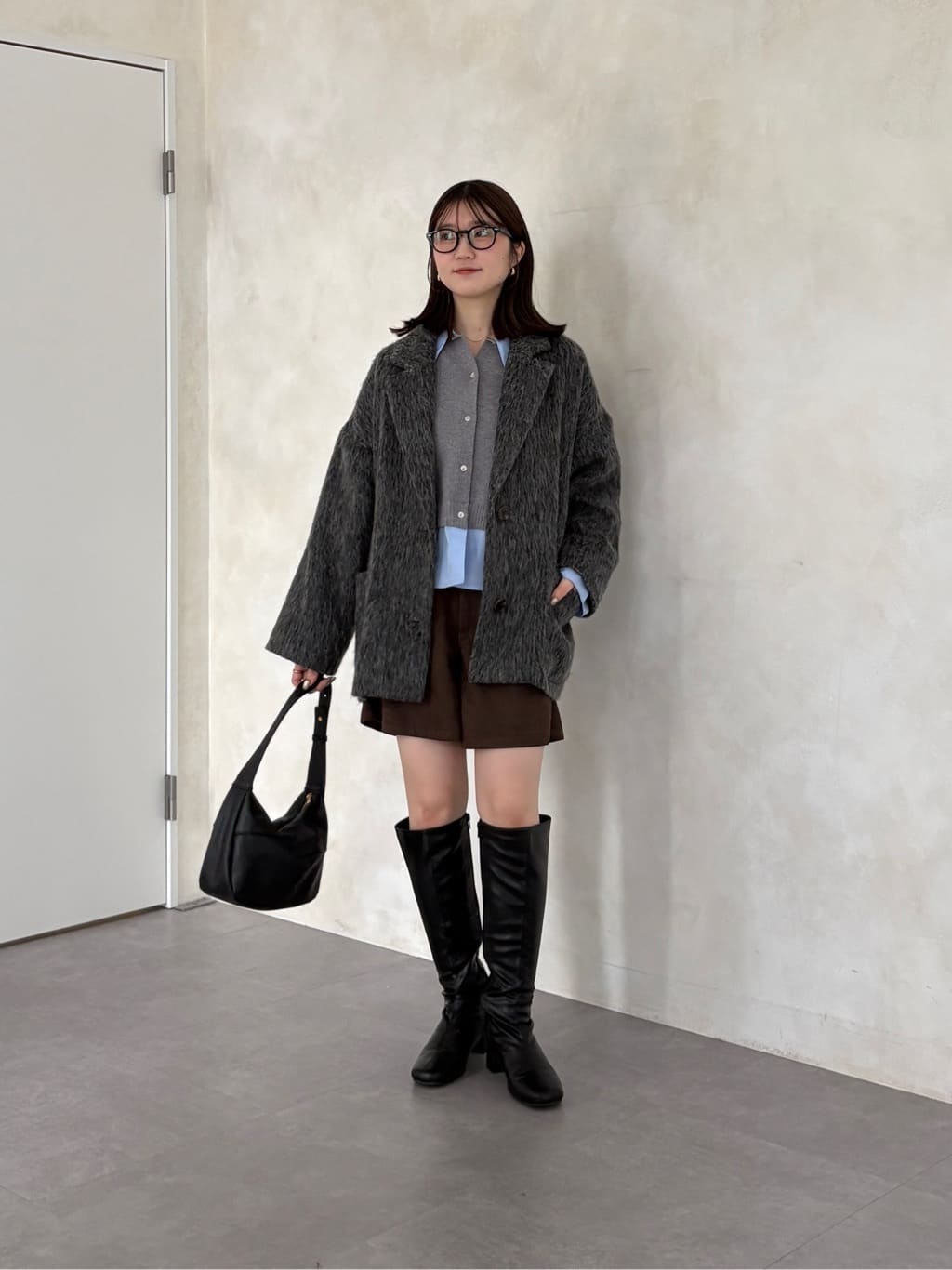 Thevon. | シャギーミドルコート | Rakuten Fashion(楽天ファッション