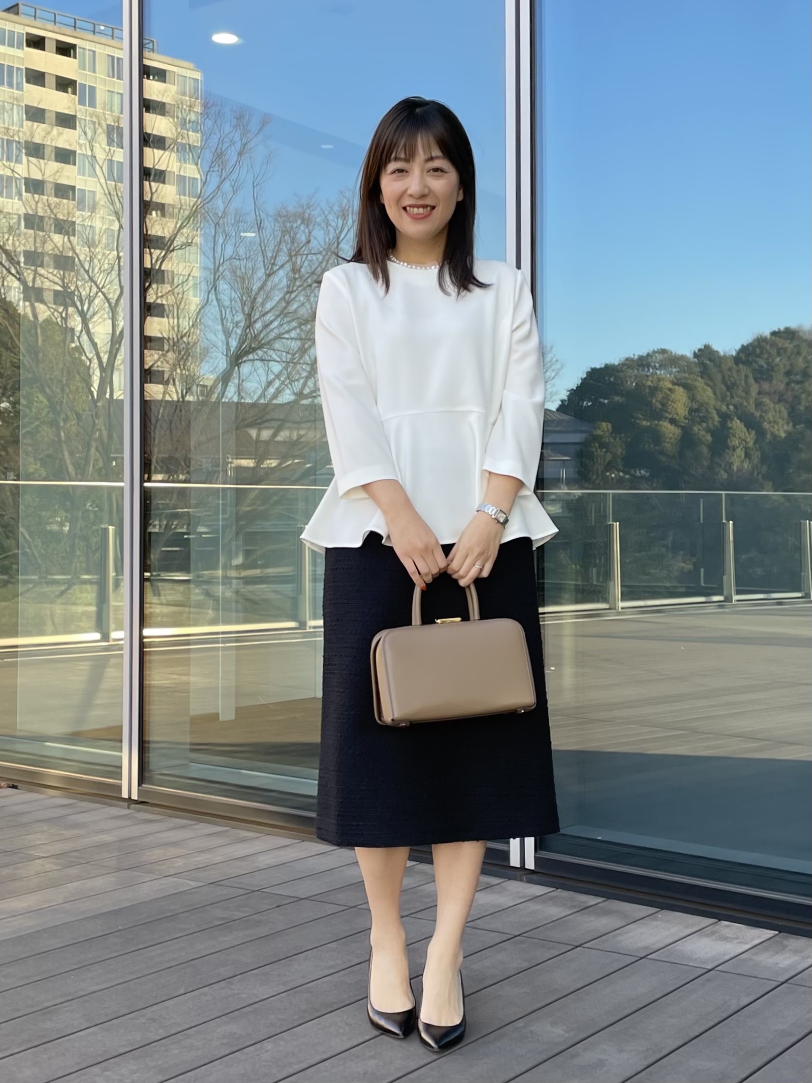Demi-Luxe BEAMS | ＜セットアップ対応＞ツイード セミタイト スカート