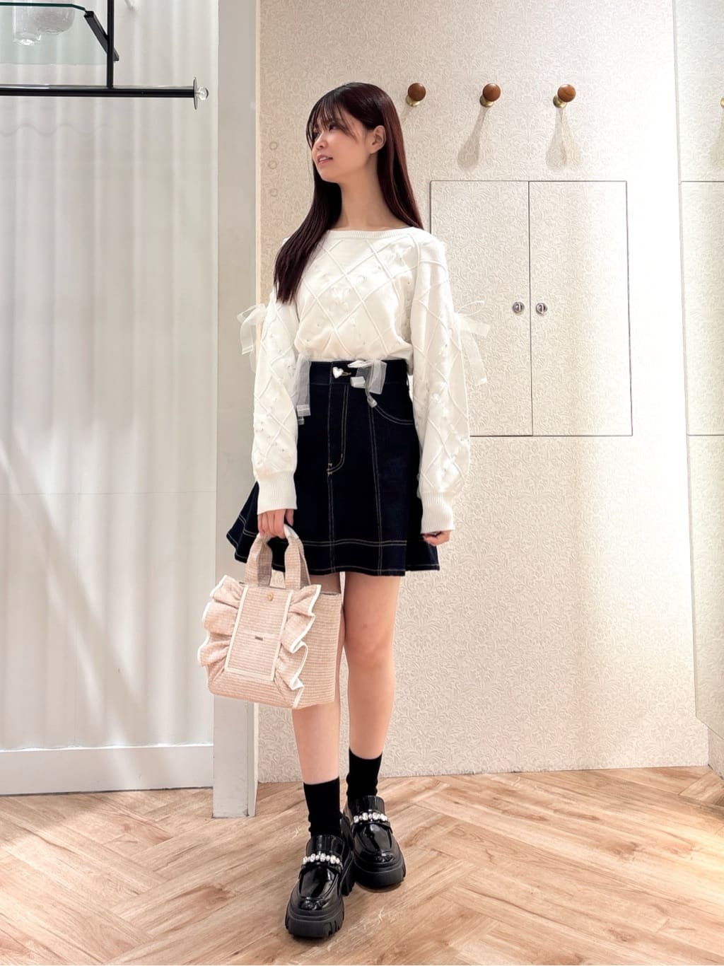 JILL by JILL STUART | ハートボタンフレアミニスカート | Rakuten