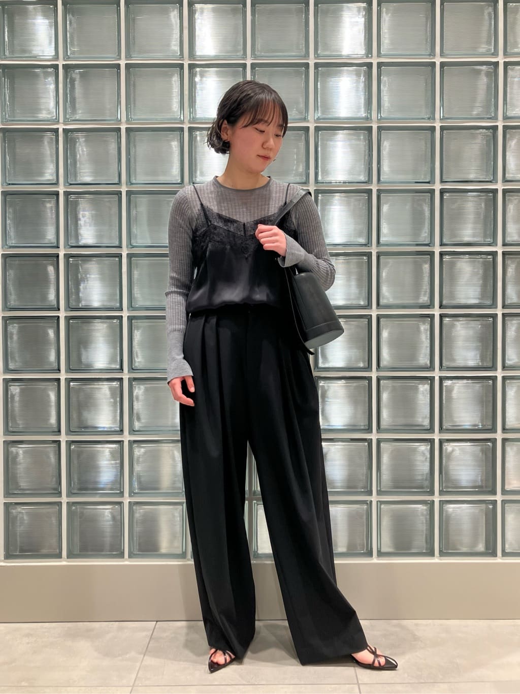 UNITED ARROWS | <conte>タック イージー テーパードワイドパンツ